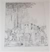 JEAN-ÉMILE LABOUREUR Group of 5 etchings and engravings.